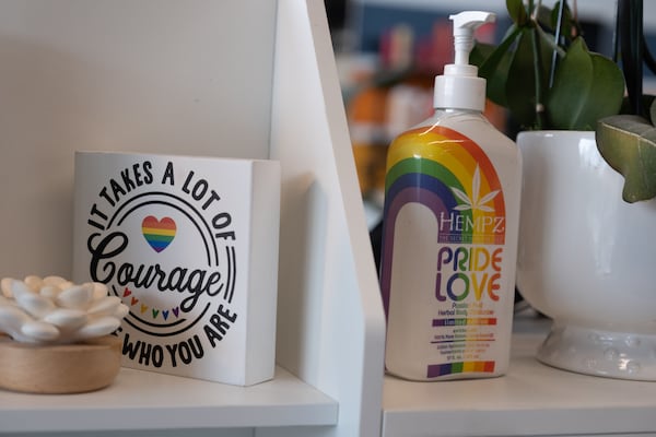 Keenan Salon reflects the owner's commitment to creating affirming spaces. (Ben Gray for the AJC)