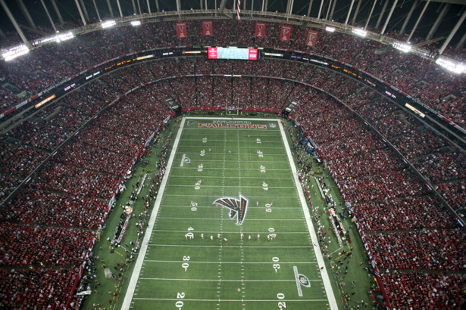 View from above the Georgia Dome
