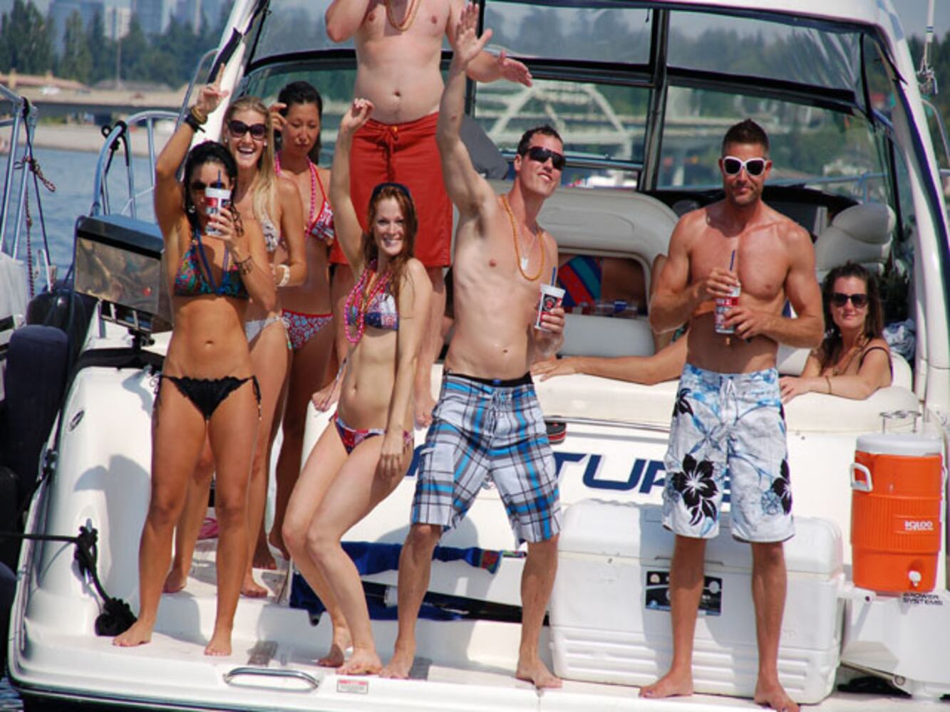 People Of The Seafair Logboom