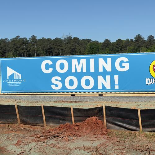 Buc-ee's officially broke ground Tuesday on a new location, which will be the chain's fourth store in Georgia, in Monroe County in Middle Georgia. (Joe Kovac Jr. / AJC)