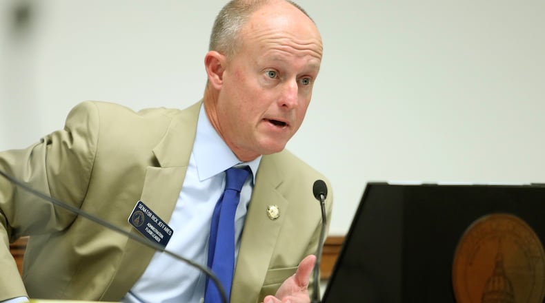 Most caucuses have both House and Senate members, but when asked what happens when a caucus is approved in one chamber but not the other, Sen. Rick Jeffares, R-McDonough (shown in Feb. 2013), told the Journal-Constitution “I can’t answer that question."