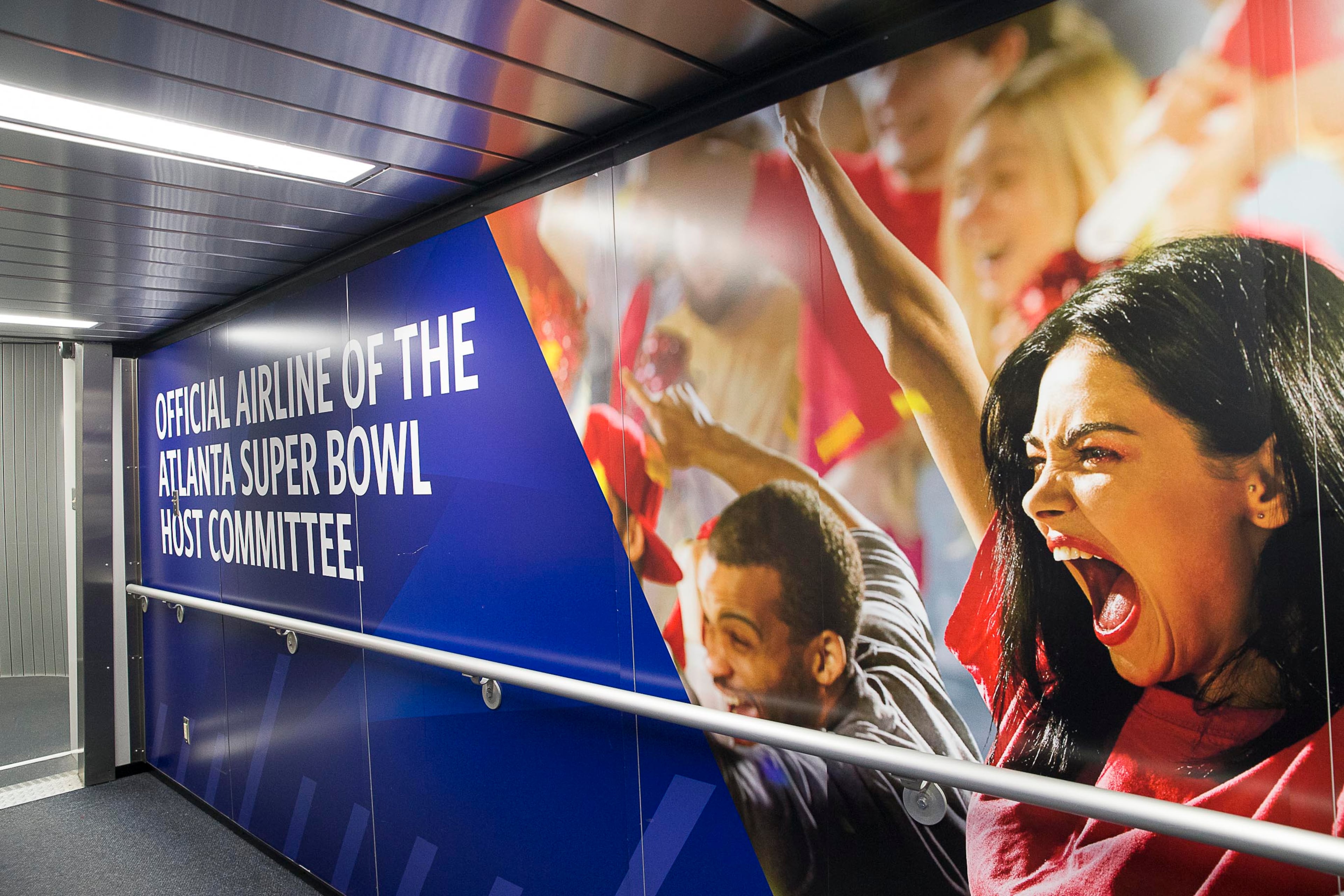 Luxury items provided by Delta these days are more likely to be experiences, such as Super Bowl tickets. (AJC 2019)