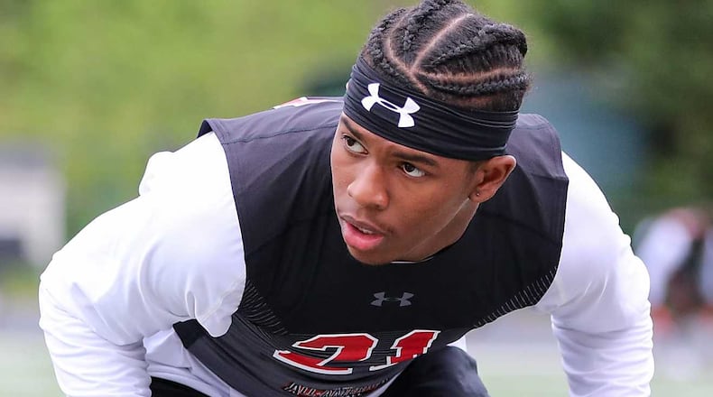 Shilo Sanders currently rates as a 3-star cornerback prospect for 2019. (DawgNation)