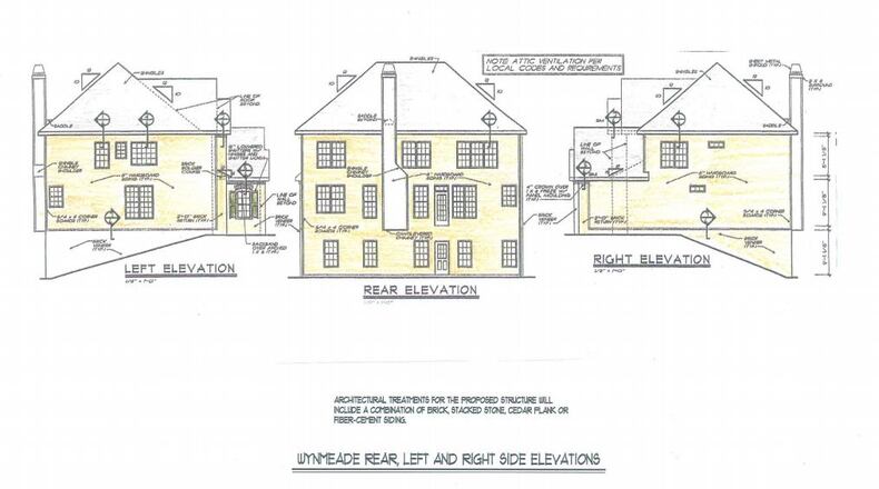 These plans are part of a proposal for a single-family community submitted to the Gwinnett County Department of Planning and Development.