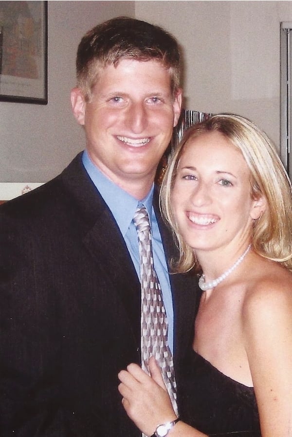 Greg and Sheryl Bluestein on the night of their engagement, Oct. 20, 2006. (Courtesy)