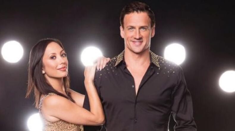 DWTS paired Ryan Lochte with veteran dancer Cheryl Burke. CREDIT: ABC