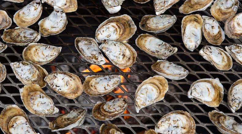 Try oysters at Garden & Gun Club's January oyster social event.