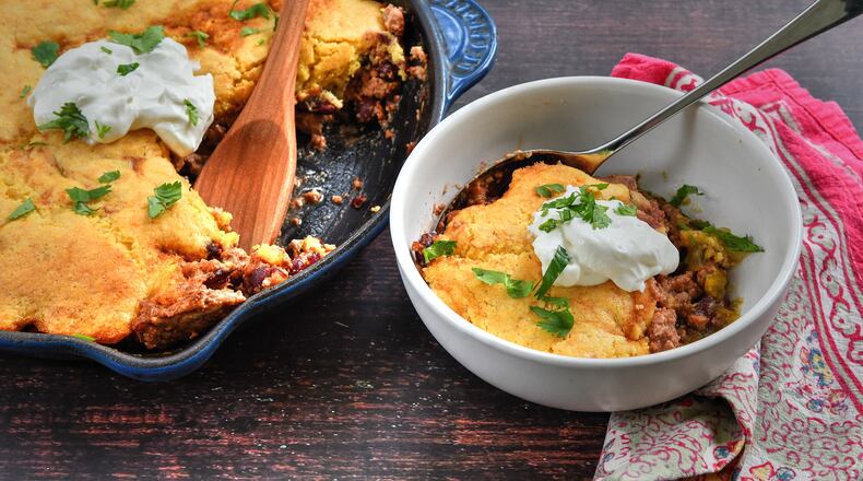 Turkey Tamale Pie. (Chris Hunt for The Atlanta Journal-Constitution)
