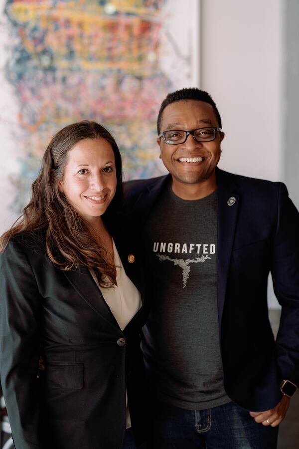 Master sommeliers Chris Gaither and wife Rebecca Fineman. (Courtesy of Chris Gaither)