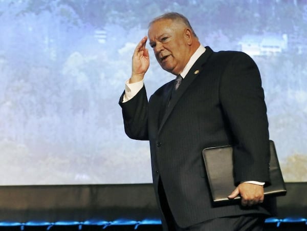 The late David Ralston, who had a phone encounter with President Donald Trump similar to his colleague, Brad Raffensperger. 