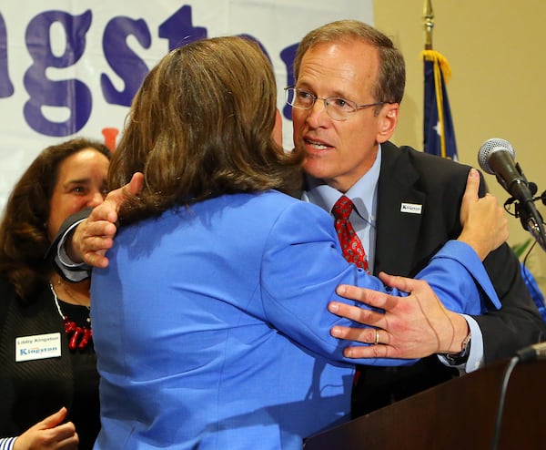 Rep. Jack Kingston, R-Savannah, served in the U.S. House for 11 terms, leaving to mount a failed U.S. Senate run in 2014. His son Jim is now seeking Jack's old seat. (Curtis Compton/AJC)