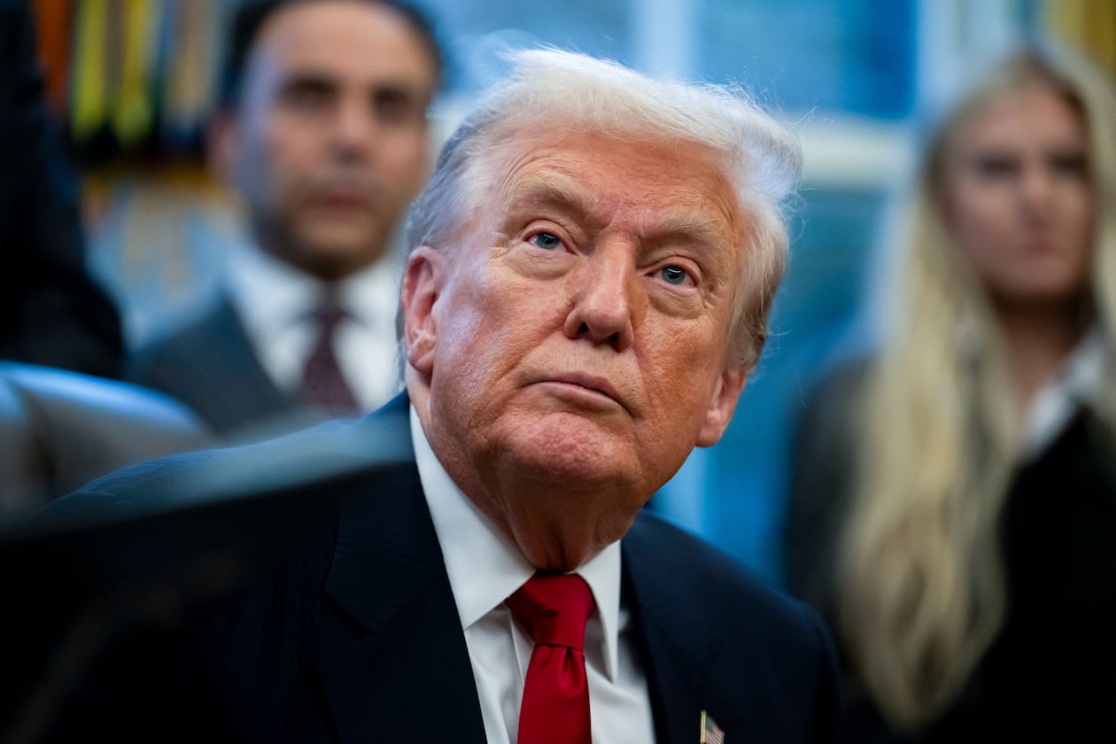Prosecutor Skandalakis has previously suggested that pursuing criminal charges against President Donald Trump may not be feasible until after he leaves office in 2029. (Craig Hudson/Politico/Bloomberg via Getty Images)