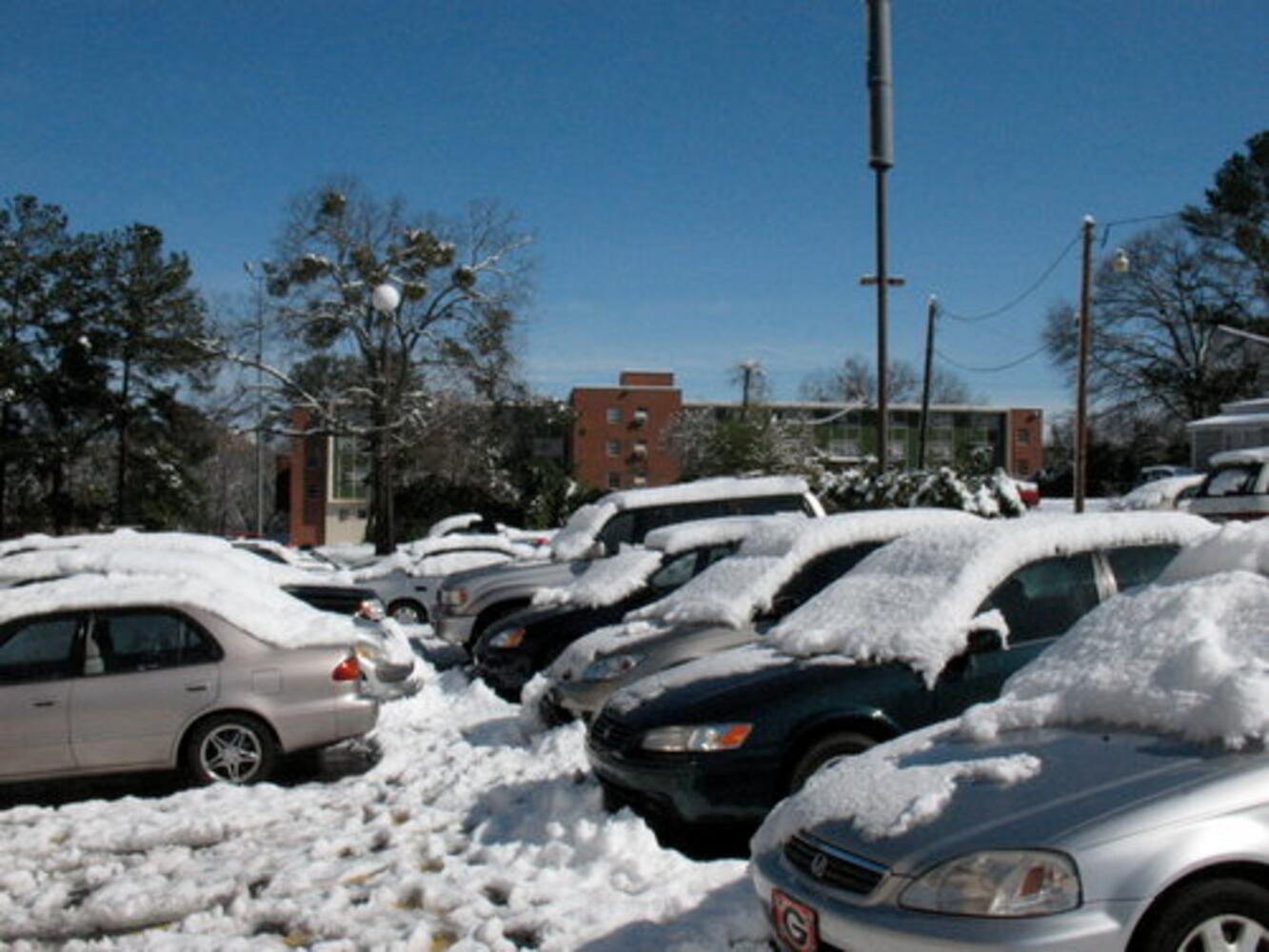 Snowstorm aftermath: Ice and fire