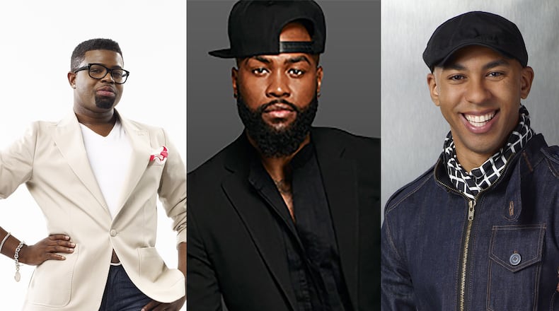 Anthony Williams, Edmond Newton and Ken Laurence are all Atlantans and all participating on "Project Runway All Stars" in January 2018. CREDIT: Lifetime