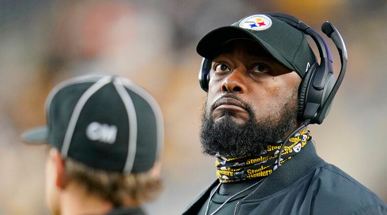 Pittsburgh Steelers coach Mike Tomlin says of NFL hiring practices, "I don’t have a level of confidence that would lead me to believe that things are going to be better."
File photo