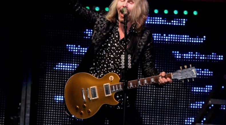 Styx - singer/guitarist Tommy Shaw, singer/guitarist James "JY' Young, singer-keyboardist Lawrence Gowan, bassist Ricky Phillips and drummer Todd Sucherman - played a sold-out show at Cadence Bank Amphitheatre at Chastain Park on May 26, 2019. Photo: Melissa Ruggieri/Atlanta Journal-Constitution