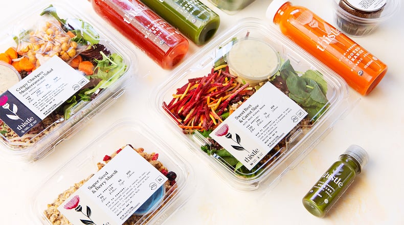 Plant-based meals. (Courtesy of Thistle)