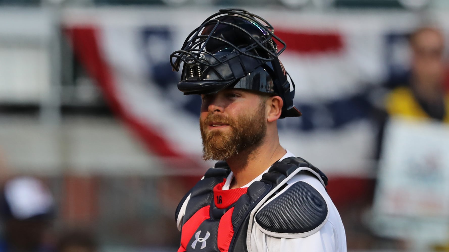 Brian McCann as a Brave