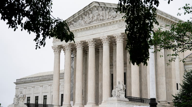 The Supreme Court in Washington. A supposed request for a website for a same-sex wedding played a role in a major clash between free speech and gay rights. The lower was gay rights. (Haiyun Jiang/The New York Times)