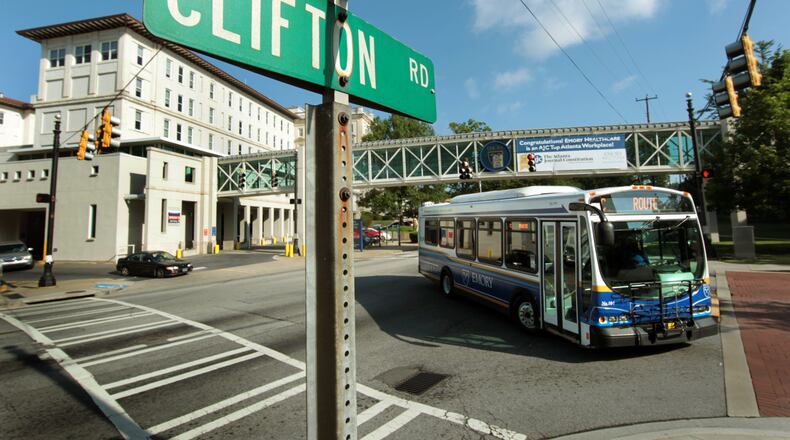 MARTA will discuss its latest plans for the Clifton Corridor transit line at public forums next week. (AJC file photo)