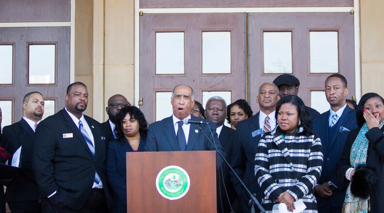 Stockbridge leaders announced Friday they are dropping the state and federal lawsuits the Henry County city filed in its fight over Eagle's Landing cityhood. (REANN HUBER/REANN.HUBER@AJC.COM)
