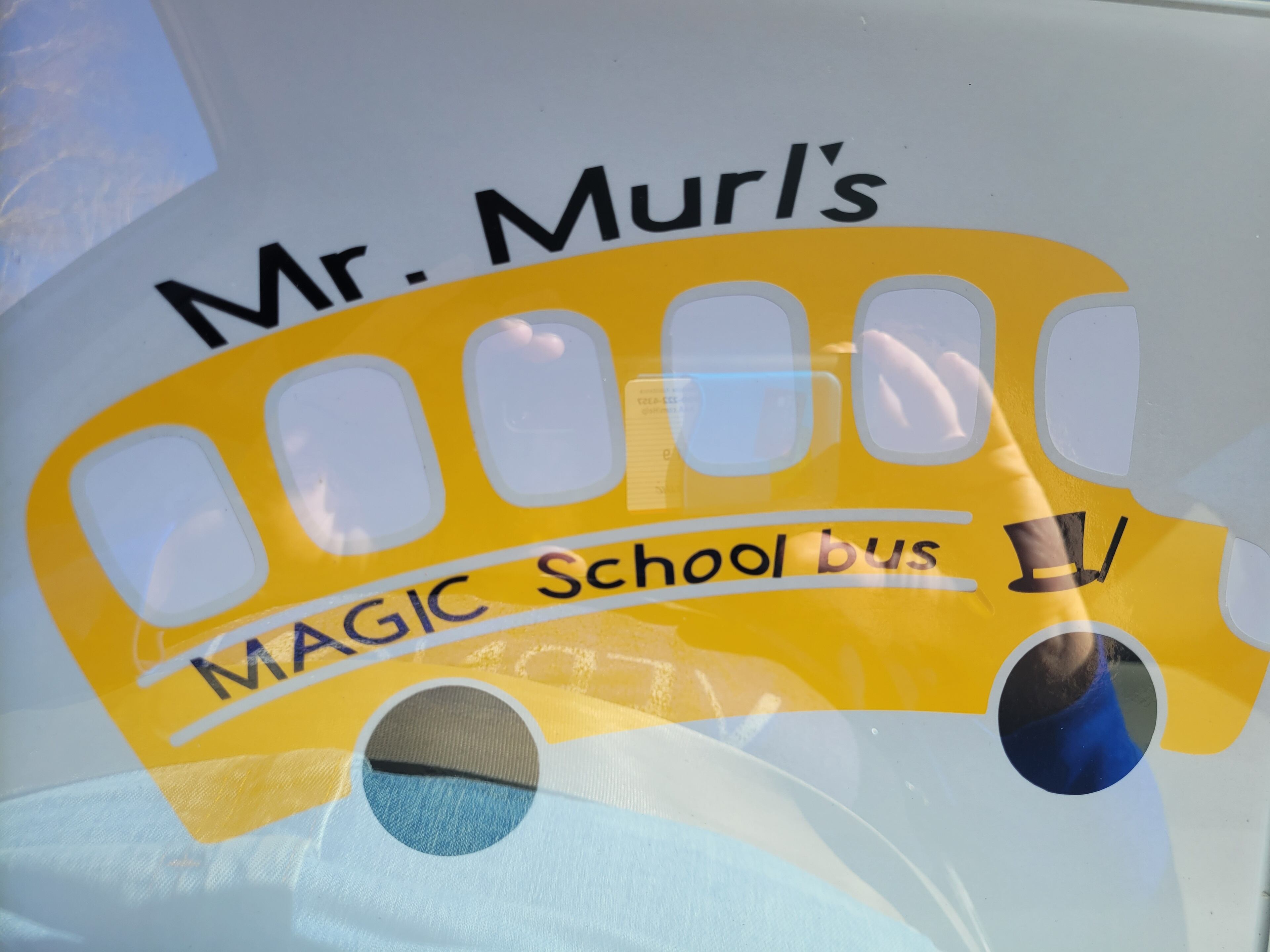 A rendering of the bus Murl Harmon drives for Cobb County Schools. (Contributed by Cobb County Schools)