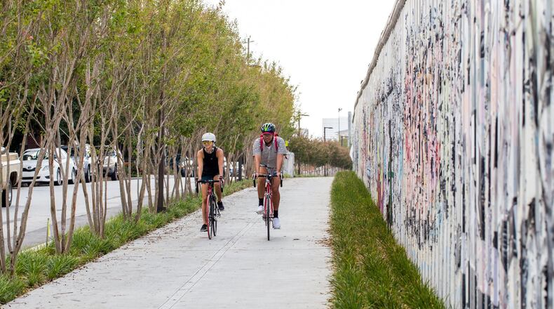 The Eastside Trail of the Beltline at Wylie Street links Kirkwood Ave and Krog Tunnel to the Beltline. (Jenni Girtman/Atlanta Event Photography)