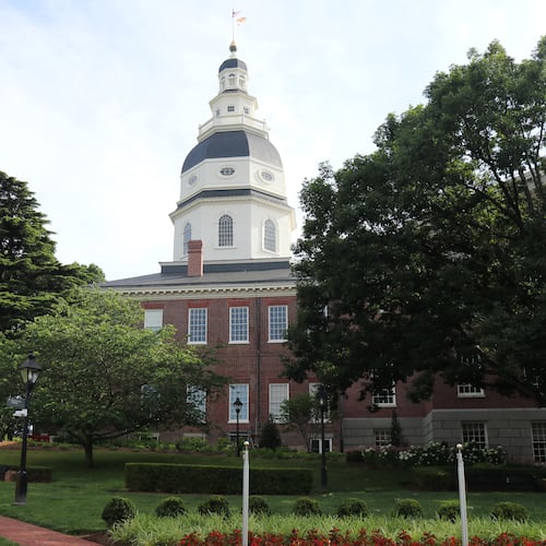 FILE - The Maryland State House in Annapolis, Md., June 13, 2026. (AP Photo/Robert Yoon, File)