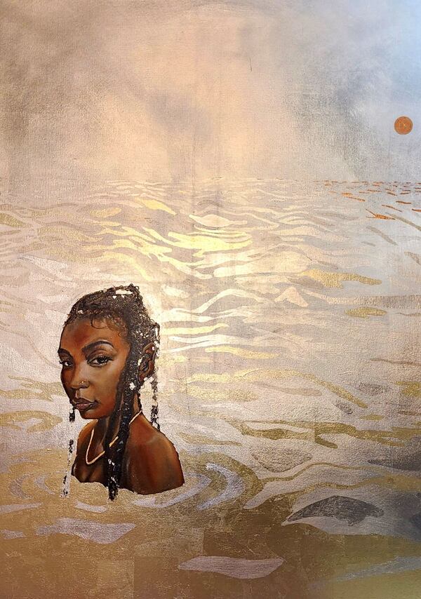 'All I Ask of You' was created with oil, silver and gold.