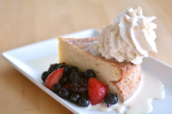 Recipe: Tres Leches Cake Restaurant: Seed Kitchen & Bar Styling credit: Doug Turbush Photo credit: Jeff Moore, Green Olive Media