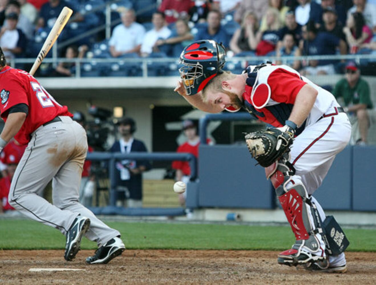 MLB Photos: Brian McCann tests new eye glasses