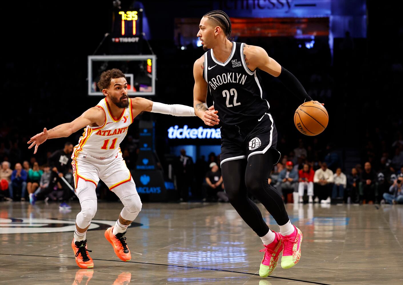 Hawks Nets Basketball