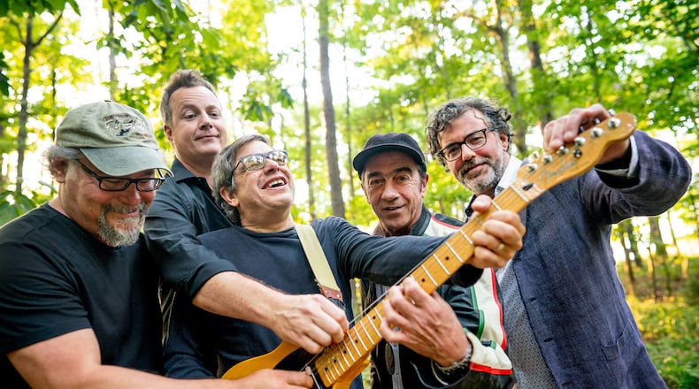 From left, The Bad Ends' Christian Lopez, Dave Domizi, Mike Mantione, Bill Berry and Geoff Melkonian will perform Sunday night at AthFest.
Photo: Courtesy of Jason Thrasher