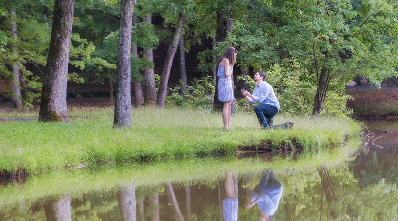 Kristen Lenze is the grand prize winner of the $15,000 “Tie the Knot” wedding sweepstakes. Here is a photo of her recent engagement to Palmer Ensell