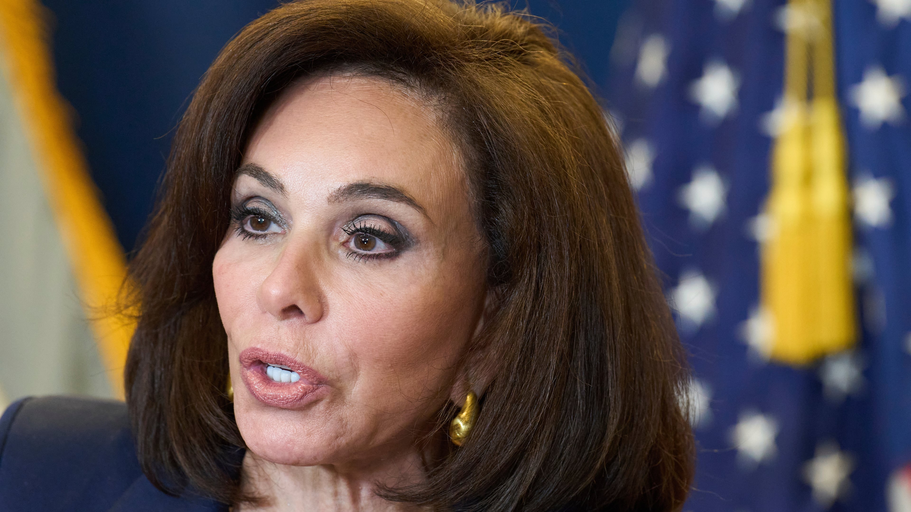 FILE - U.S. Attorney for the District of Columbia Jeanine Pirro speaks during a news conference, Aug. 12, 2025, at the U.S. Attorney's office in Washington. (AP Photo/Jacquelyn Martin, File)