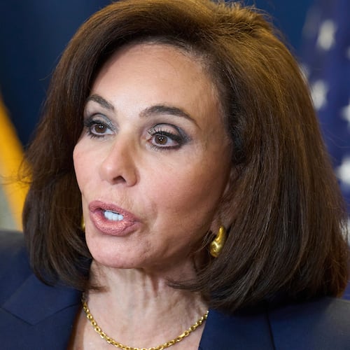 FILE - U.S. Attorney for the District of Columbia Jeanine Pirro speaks during a news conference, Aug. 12, 2025, at the U.S. Attorney's office in Washington. (AP Photo/Jacquelyn Martin, File)