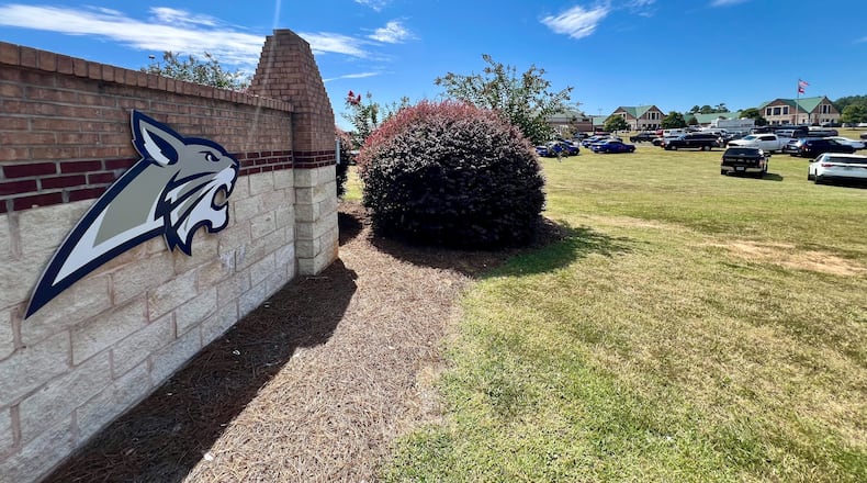 Several law enforcement agencies responded around 10:20 a.m. to the school, which was placed on lockdown following reports of an active shooting, the Barrow sheriff’s office said. HENRI HOLLIS/AJC