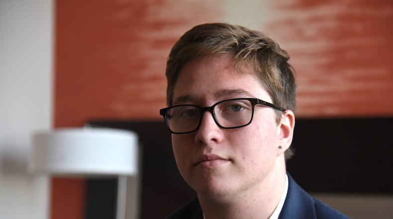 Drew Adams, a transgender man whose claims over bathroom access were upheld by the federal appeals court in Atlanta. (HYOSUB SHIN/Hyosub.Shin@ajc.com)