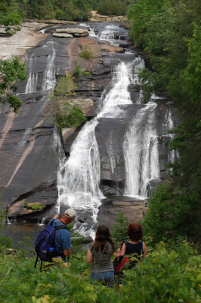 Splendor of DuPont Forest waterfalls