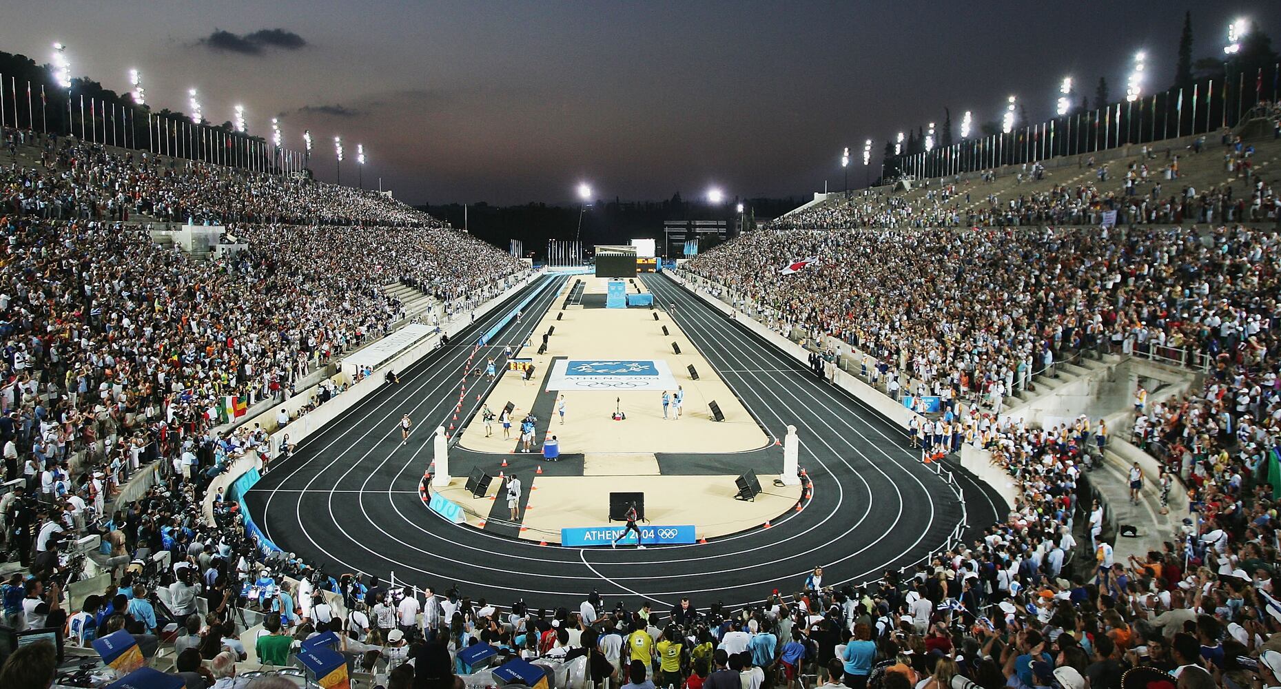 1896 Olympics: Panathenaic Stadium, Athens, Greece