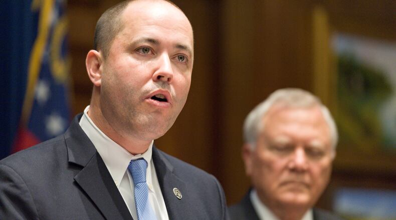 Georgia Attorney General Chris Carr is chair of the Republican Attorneys General Association. The group's fundraising arm, the Rule of Law Defense Fund, sent out a robocall that urged supporters of President Donald Trump to go to the U.S. Capitol on Wednesday, the day protesters ransacked the building. Five people were killed as a result of the melee. (DAVID BARNES / DAVID.BARNES@AJC.COM)