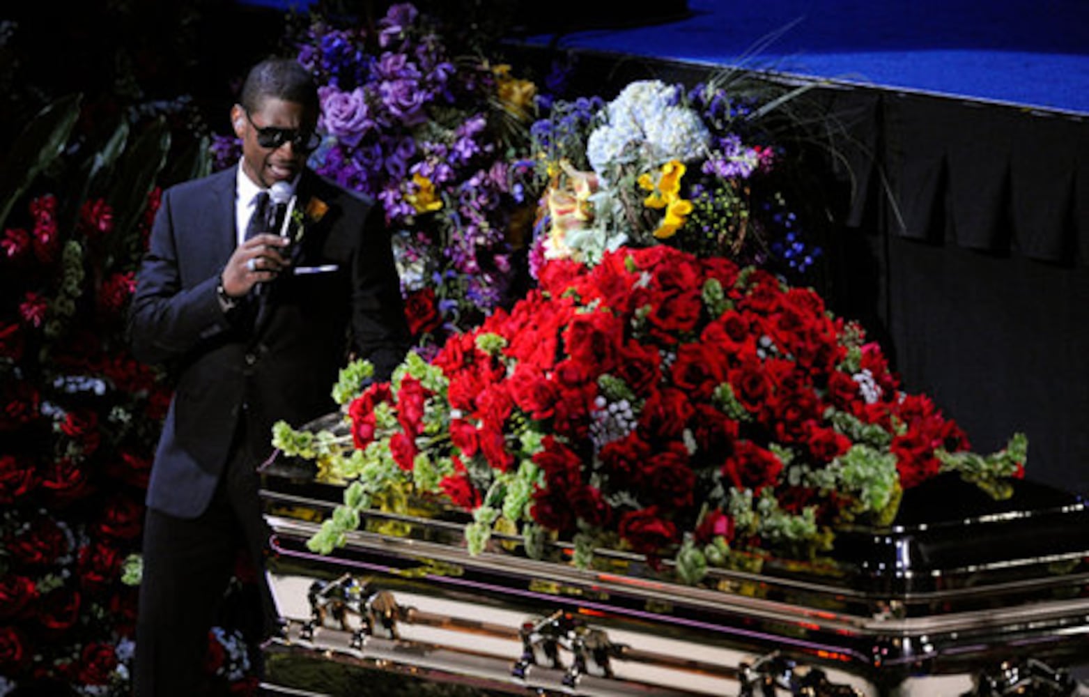 The Michael Jackson memorial service