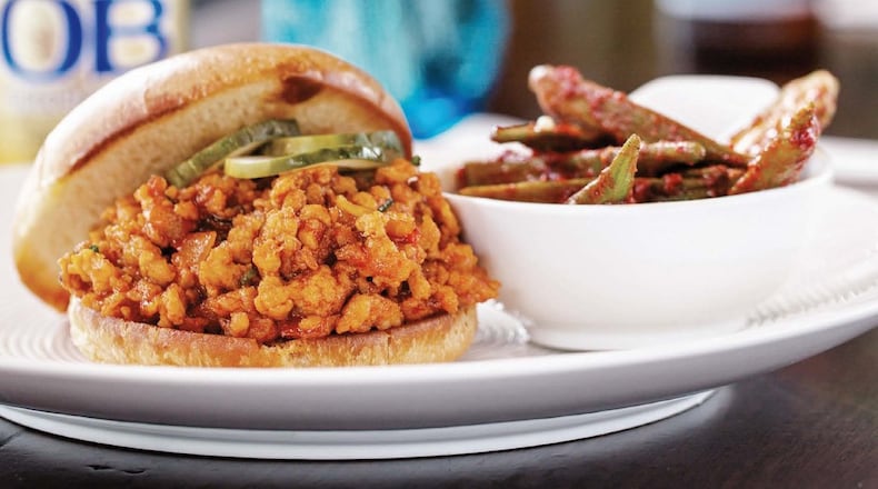 Korean Sloppy Joe With Okra Kimchi from Jiyeon Lee and Cody Taylor of Heirloom Market BBQ in Atlanta. Reprinted from “Koreatown,” by Matt Rodbard and Deuki Hong. Photographs copyright 2016 by Sam Horine. Published by Clarkson Potter/Publishers, an imprint of Penguin Random House, LLC.