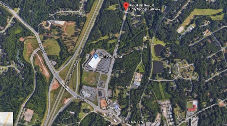 Holly Springs Parkway in Holly Springs will be closed for construction starting March 19 and ending in August from the Home Depot store to Rabbit Hill Road. GOOGLE MAPS