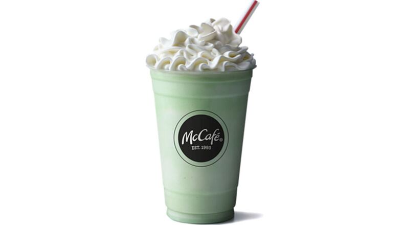 McDonald’s Shamrock Shake has been available at some restaurants since early February.