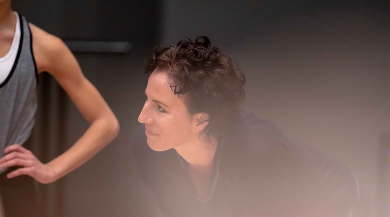 Sarah Hillmer, shown in rehearsals in Atlanta, worked as an assistant to choreographer Helen Pickett for two weeks in May and three in September at American Ballet Theatre’s historic New York studios.