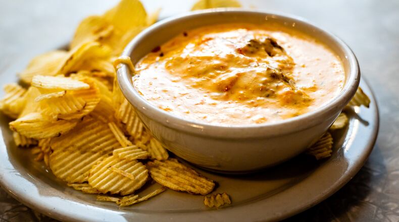 At Home Grown, Cranes Southern Fun Dip combines pimento cheese, chorizo and grits into a party-worthy appetizer.