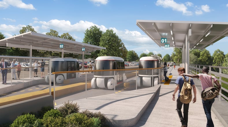 San Francisco-based company Glydways has been picked for a pilot program that would bring self-driving vehicles to the Atlanta airport area.