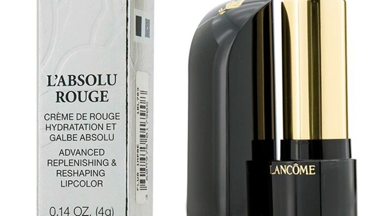 Lancôme L’Absolu Rouge Advanced Hydrating lip color, Saffron Silk, has been discontinued, but a few tubes are still available on eBay.