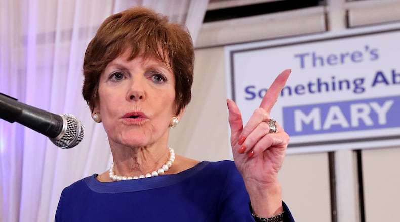 Mary Norwood at her election night party at Park Tavern in 2017. Curtis Compton/ccompton@ajc.com